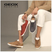 11日0点： GEOX 健乐士 U927GA 男士春夏NEXSIDE运动休闲鞋 深棕色 US8