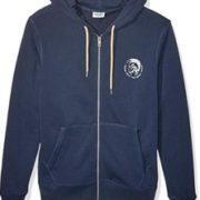 S码！Diesel 迪赛 Umlt-Brandon-Z 男士休闲连帽卫衣 到手307.98元