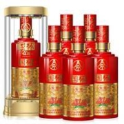 20点：五粮液国杯鉴赏52度500ml*6瓶高度浓香型白酒整箱装