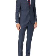 HUGO Hugo Boss 雨果·博斯 Arti/Hesten193 男士100%初剪羊毛修身西装2件套50433621 到手￥1501.07