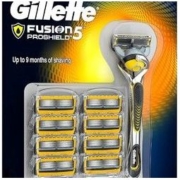 中亚Prime会员： Gillette 吉列 锋隐致护 手动剃须刀 1刀架9刀头