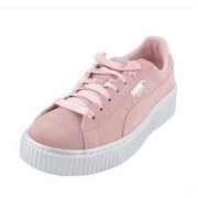 PUMA 彪马 Suede Platform Satin 女子平底休闲鞋