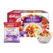 比利时进口！Kellogg's 家乐氏 缤纷草莓水果麦片490g