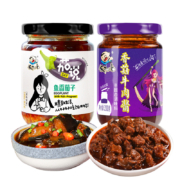 饭扫光 茄子小菜酱+香菇牛肉酱  200g*2罐*2件