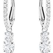 Swarovski 施华洛世奇 Attract Trilogy 白色三连钻穿孔耳环5416155  含税到手约￥291