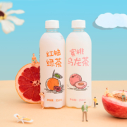 0脂、10%果汁：350mlx12瓶 秋林 气泡碳酸果汁茶饮料