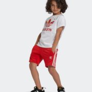 11日0点！ adidas 阿迪达斯 三叶草 SHORT SET 小童装短袖运动套装