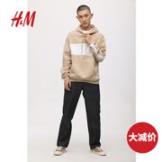H&M 0734461 男装加绒连帽卫衣