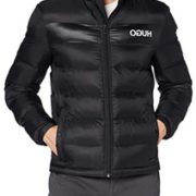Hugo Boss 男士修身保暖羽绒服 黑色 M码  到手1377.26元