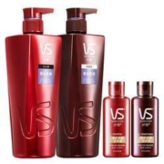 VS 沙宣 修护水养套装 （洗发露500ml+润发乳500ml+赠50ml洗发水+50ml护发素） *2件