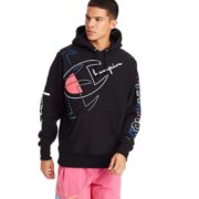 prime会员！Champion 冠军 Life系列 S2974 男士套头连帽长袖印花卫衣  到手约￥289.13