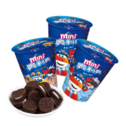 28日0点：奥利奥（Oreo）夹心 mini小饼干组合装 55gX3杯装