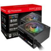 Thermaltake 曜越 Smart RGB 500 电脑电源 白牌（80%）500W 非模组化