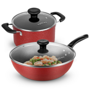 华帝 炒锅不粘锅两件套 炒锅32CM+汤锅20CM+凑单品