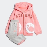 11日0点：adidas阿迪达斯 婴童针织运动套服DM4035
