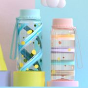食品级塑料！HOMESOUND 家音 北欧风迷你水杯 430ML