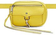 某猫¥1022！Rebecca Minkoff 瑞贝卡·明可弗 Blythe 女士斜挎包腰包 黄色 到手251.66元