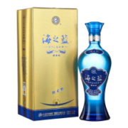 洋河蓝色经典 海之蓝 52度 单瓶装520ml 旗舰版 *3件
