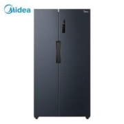 美的（Midea）545升 双开对开门冰箱 19分钟急速净味 节能变频 一级能效大容量 BCD-545WKPZM(E）
