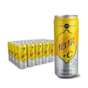 限地区： Schweppes 怡泉 +C 柠檬味汽水 碳酸饮料 330ml*24罐 *4件