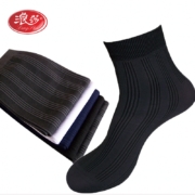 Langsha 浪莎 LW289 男士薄款中筒袜 10双装