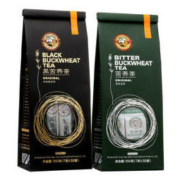 虎标 黑苦荞茶350g+苦荞茶350g 共700G *2件