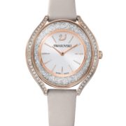 国内3490元！Swarovski 施华洛世奇 Crystalline Aura系列 玫瑰金满天星石英女表5519450  到手约￥1240.5元