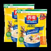 慢津贴：西麦 免煮即食纯燕麦片 1000g*2袋