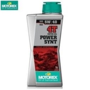 MOTOREX摩托瑞士POWER SYNT 4T系列 高性能摩托车机油4冲程全合成润滑油 SN级 5W-40 1L