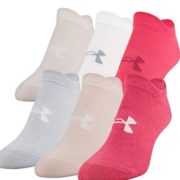 prime会员！Under Armour 安德玛 Essential 2.0 女士隐形运动袜6双装  直邮含税到手约￥80.57