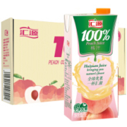 汇源 100%桃汁果汁饮料 1L*5盒 *4件