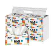 C&S 洁柔 抽纸 3层*100抽*6包 195mm*123mm