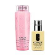 1日10点！黑卡会员！ LANCOME 兰蔻 清滢柔肤水 粉水 400ml+CLINIQUE 倩碧 无油款黄油 125ml