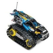 HUIQIBAO TOYS 汇奇宝 遥控APP 编程版电动积木 YX13032 履带赛车