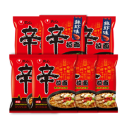 农心 韩式经典辛拉面多口味7连包 840g *3件
