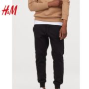H&M 0685815 男士加绒休闲裤