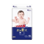 大王（GOO.N）奢华肌滋润保湿系列天使婴幼儿纸尿裤M52片（6-11kg）*3