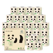 心相印 竹派竹π竹浆本色纸卷纸3层*140g*27粒 *4件
