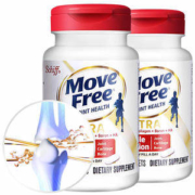 美国进口 Schiff MoveFree Ultra骨胶原维骨力 白瓶 超浓缩 30粒*2瓶