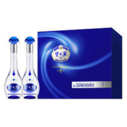 洋河(YangHe)蓝色经典 梦之蓝M3 40.8度 500ml*2 礼盒装 浓香型白酒 口感绵柔