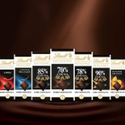 还吃又不胖！最后2小时！Lindt 瑞士莲 70%可可 特级黑巧克力 100gx12排