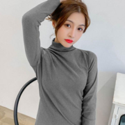 【厚薄一个价】半高领德绒阳离子打底衫