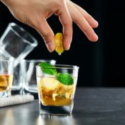 青苹果 家用玻璃杯酒杯 150ML*6个