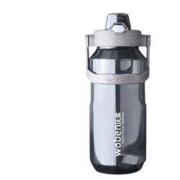 PLUS会员： 沃本 运动水壶 静谧黑 2000ML