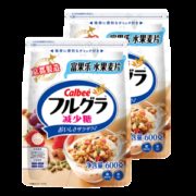 日本 卡乐比 水果麦片 减少25%糖含量 600g*2袋