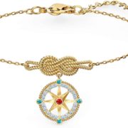 SWAROVSKI 施华洛世奇 Ocean Adventure系列 绳结罗盘手链 5522855  379.56元含税直邮