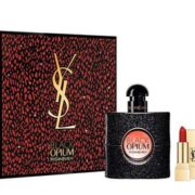 Yves Saint laurent 圣罗兰 黑色奥飘茗香水礼盒（EDP黑鸦片 50ml+mini眼线笔 #01-noir + mini经典方管口红 #N°1）