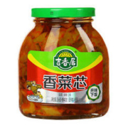 吉香居 榨菜酱腌菜 香菜芯 泡菜下饭菜咸菜 脆口榨菜芯306g四川特产 *2件