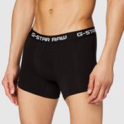M码！G-STAR RAW 男士平角纯棉内裤3条装 D03359 到手151.19元