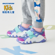 聚划算百亿补贴：Skechers  斯凯奇 童鞋 男女童拼色熊猫鞋  老爹鞋